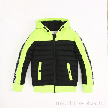 Jaket Padding Quilting Boys Knitted
